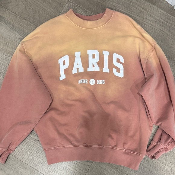 Anine Bing Sweaters - Anine Bing Sweatshirt in Orange and Pink